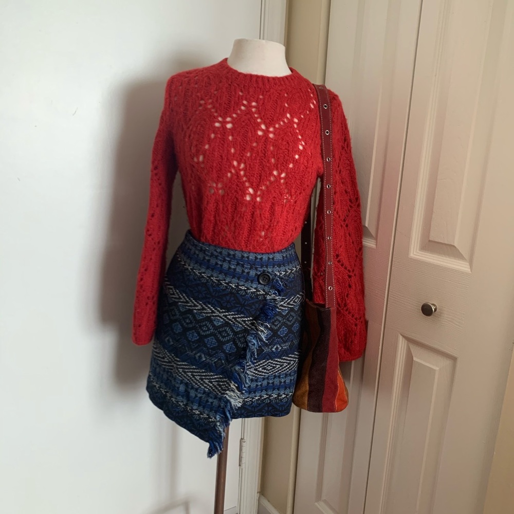 Vintage wrap skirt